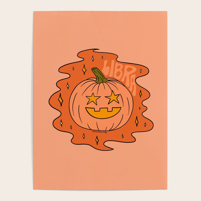 Libra Jack O Lantern Poster Gallery Image 4