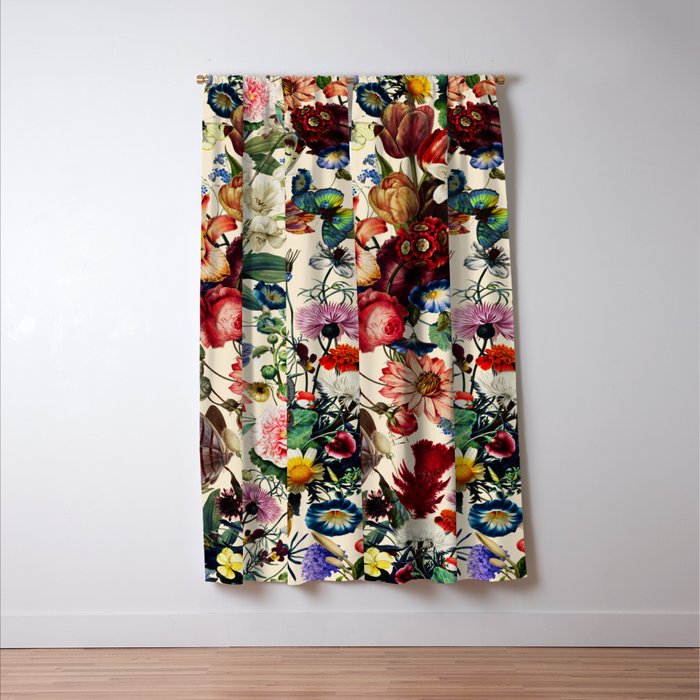 Flower Garden Serenade Window Curtain Gallery Image 3
