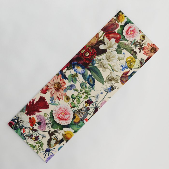 Flower Garden Serenade Yoga Mat Gallery Image 1
