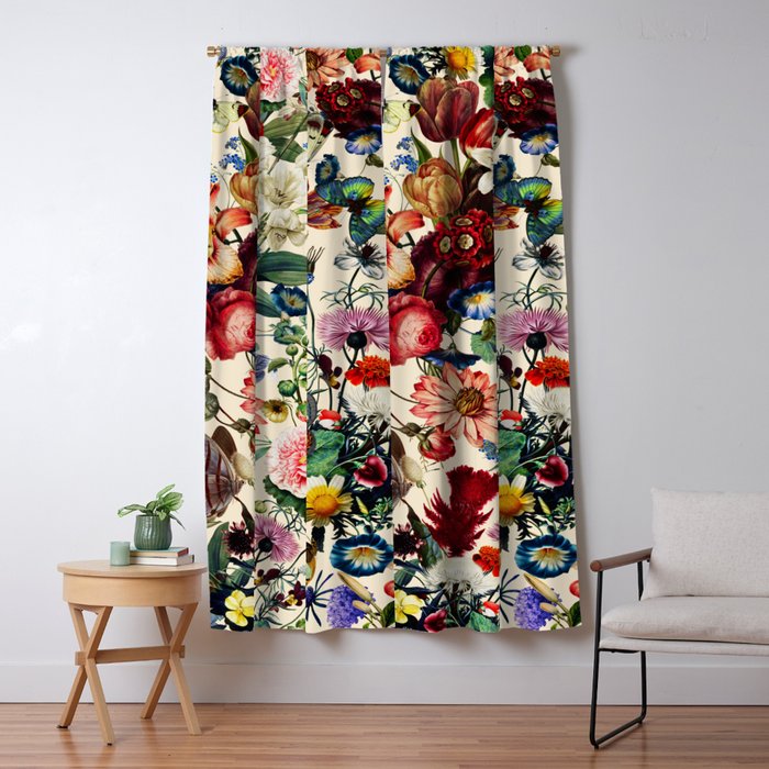 Flower Garden Serenade Window Curtain Gallery Image 5