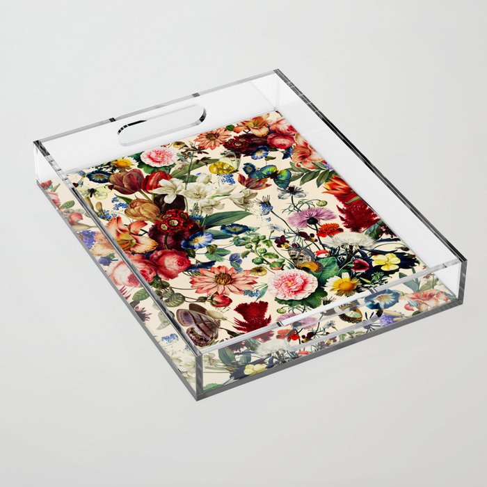 Flower Garden Serenade Acrylic Tray Gallery Image 1