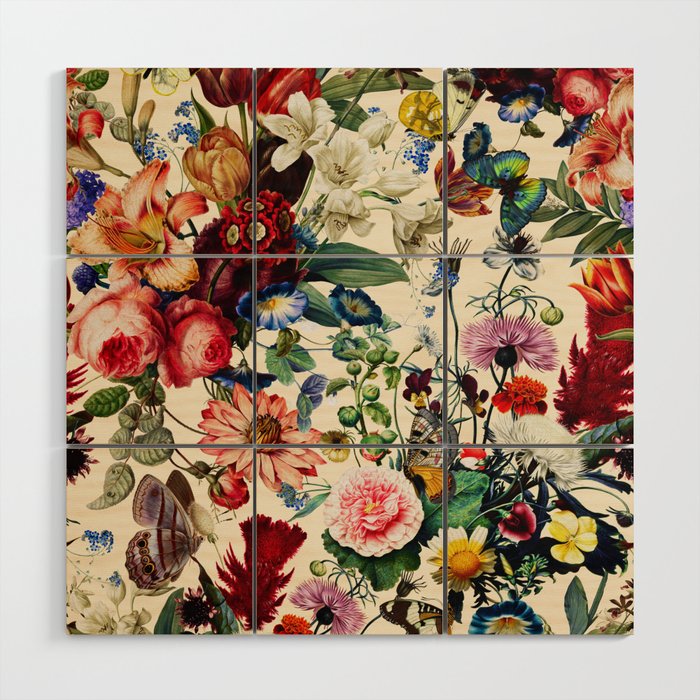 Flower Garden Serenade Wood Wall Art Gallery Image 1