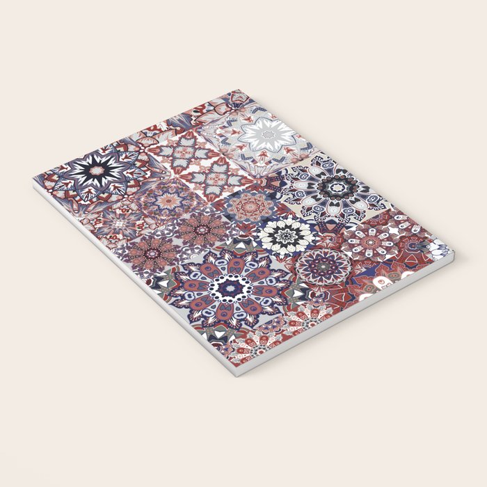 Mediterranean Decorative Tile Print XVIII Notebook Gallery Image 3