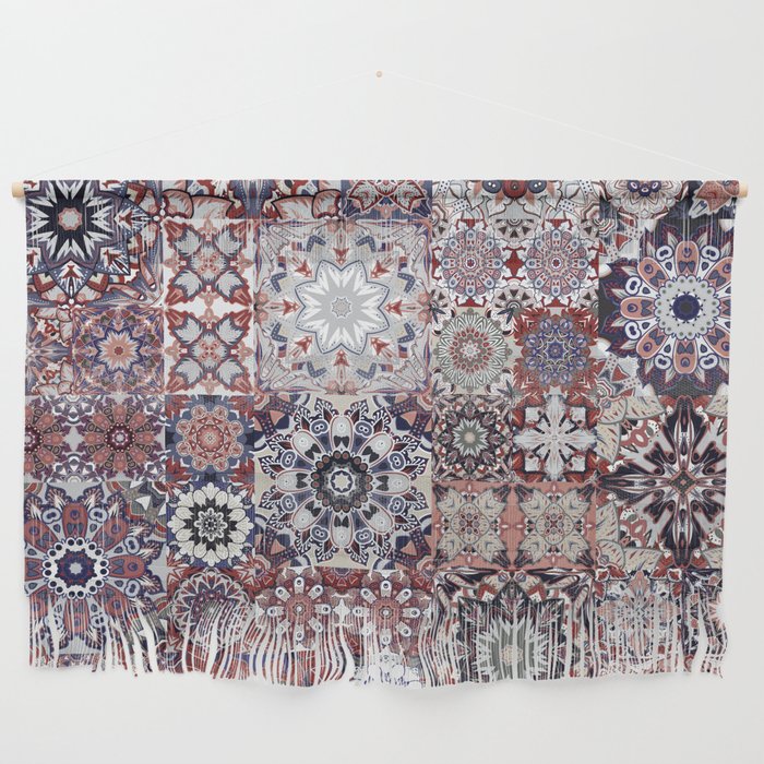 Mediterranean Decorative Tile Print XVIII Wall Hanging Gallery Image 1