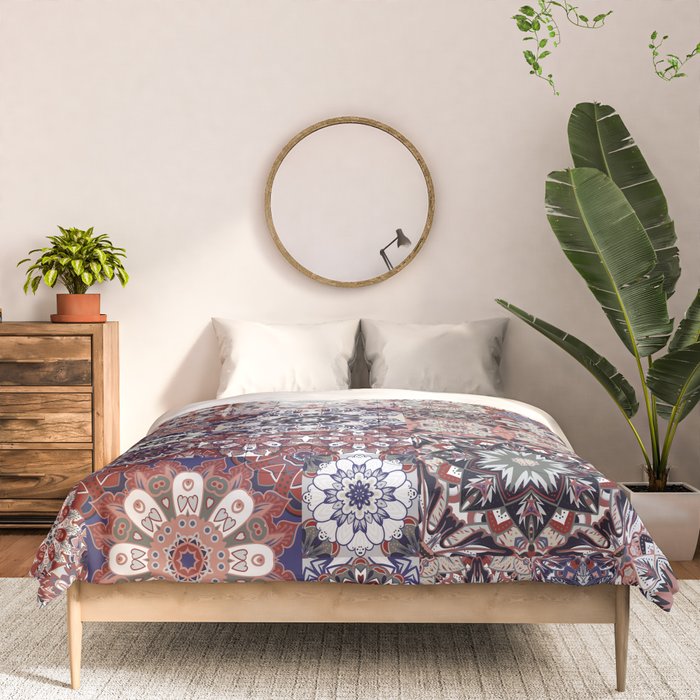Mediterranean Decorative Tile Print XVIII Comforter Gallery Image 3