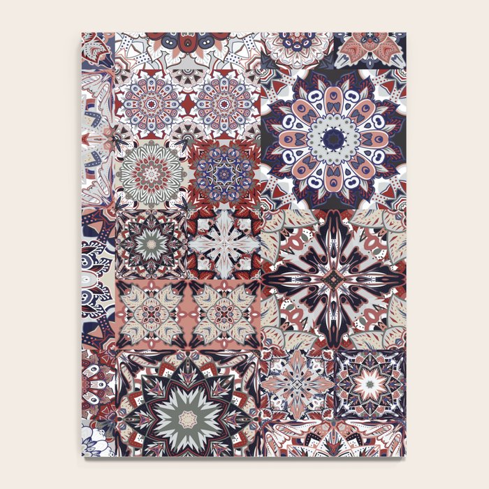 Mediterranean Decorative Tile Print XVIII Notebook Gallery Image 4