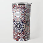 Mediterranean Decorative Tile Print XVIII Travel Mug Gallery Image 1