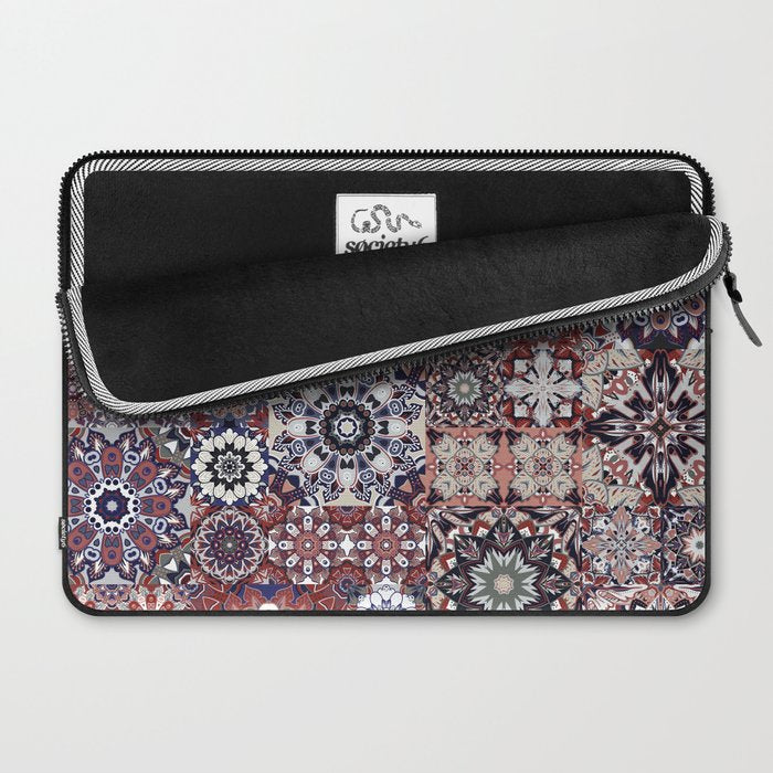 Mediterranean Decorative Tile Print XVIII Laptop Sleeve Gallery Image 2