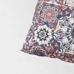 Mediterranean Decorative Tile Print XVIII Pillow Sham Gallery Image 4