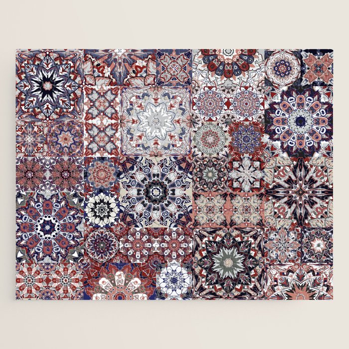 Mediterranean Decorative Tile Print XVIII Jigsaw Puzzle Gallery Image 1