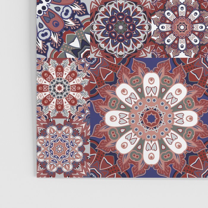 Mediterranean Decorative Tile Print XVIII Poster Gallery Image 3