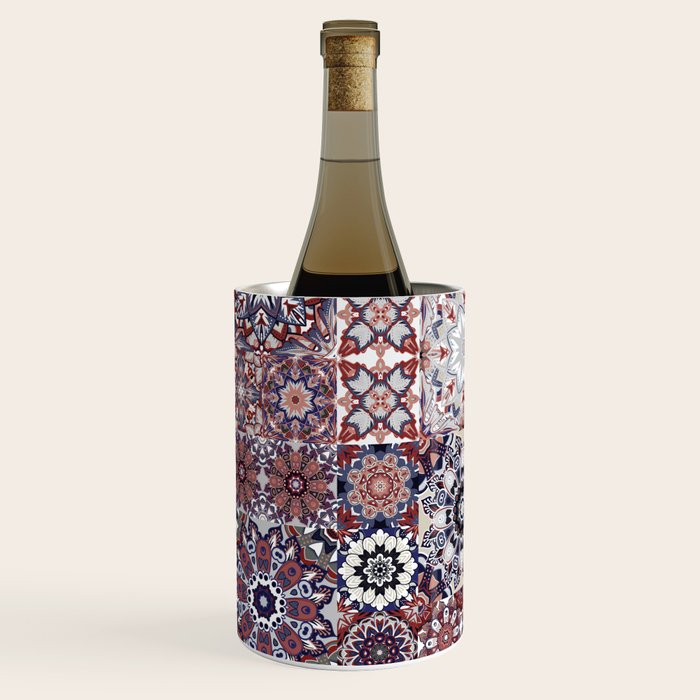 Mediterranean Decorative Tile Print XVIII Wine Chiller Gallery Image 2