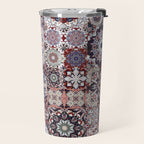 Mediterranean Decorative Tile Print XVIII Travel Mug Gallery Image 2