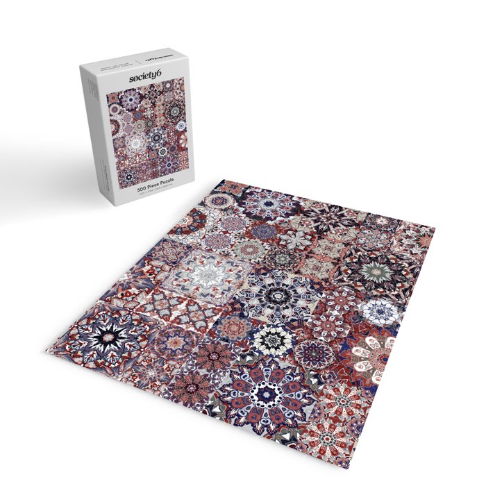 Mediterranean Decorative Tile Print XVIII Jigsaw Puzzle Gallery Image 2