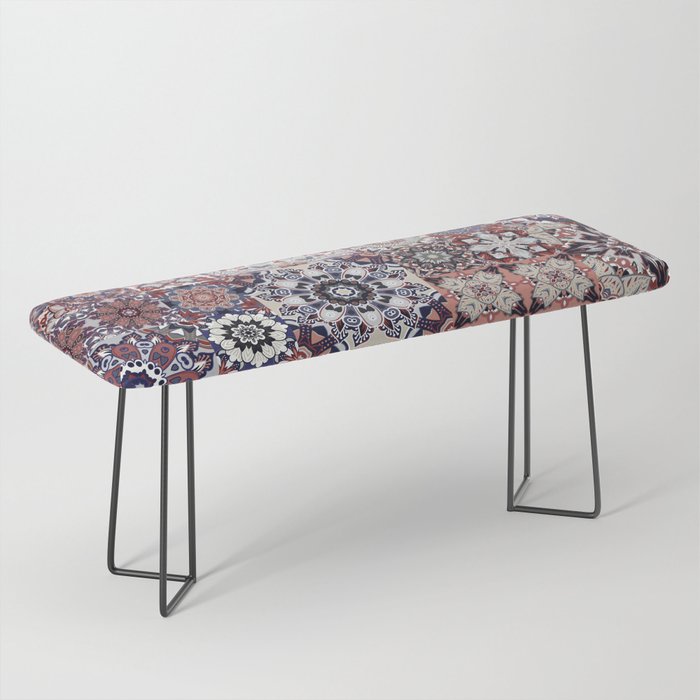 Mediterranean Decorative Tile Print XVIII Bench Gallery Image 1