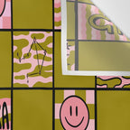 Libra Checkered Print Wall Tapestry Gallery Image 3