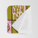 Libra Checkered Print Throw Blanket Gallery Image 3