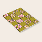 Libra Checkered Print Notebook Gallery Image 2