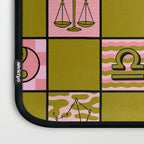 Libra Checkered Print Laptop Sleeve Gallery Image 3