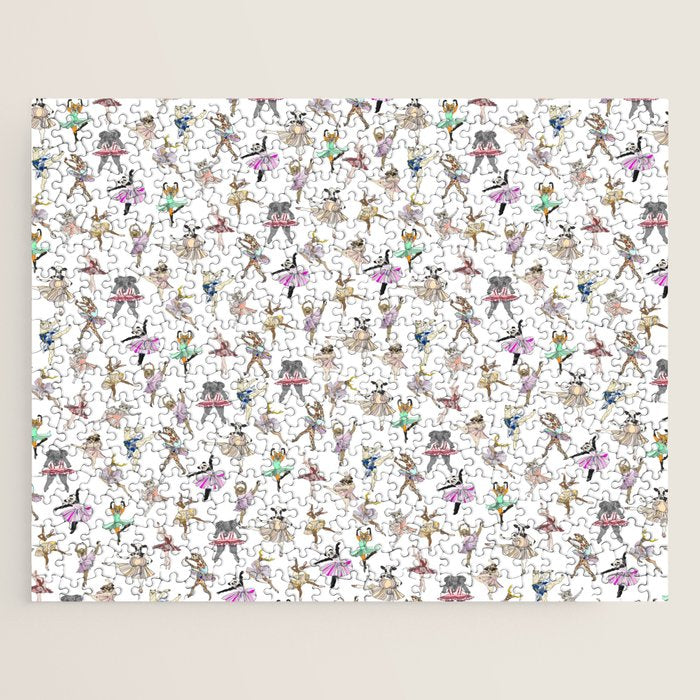 Animal Square Dance Hipster Ballerinas Jigsaw Puzzle Gallery Image 1