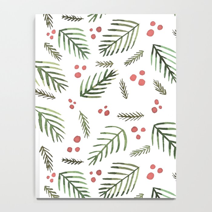 Christmas tree branches and berries - vintage Notebook Gallery Image 4