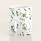 Christmas tree branches and berries - vintage Coffee Mug Gallery Image 4