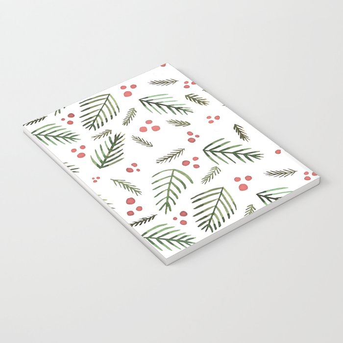 Christmas tree branches and berries - vintage Notebook Gallery Image 3