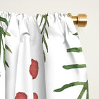 Christmas tree branches and berries - vintage Window Curtain Gallery Image 2