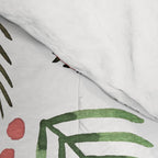 Christmas tree branches and berries - vintage Comforter Gallery Image 4