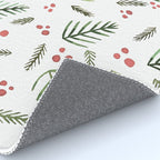 Christmas tree branches and berries - vintage Rug Gallery Image 4