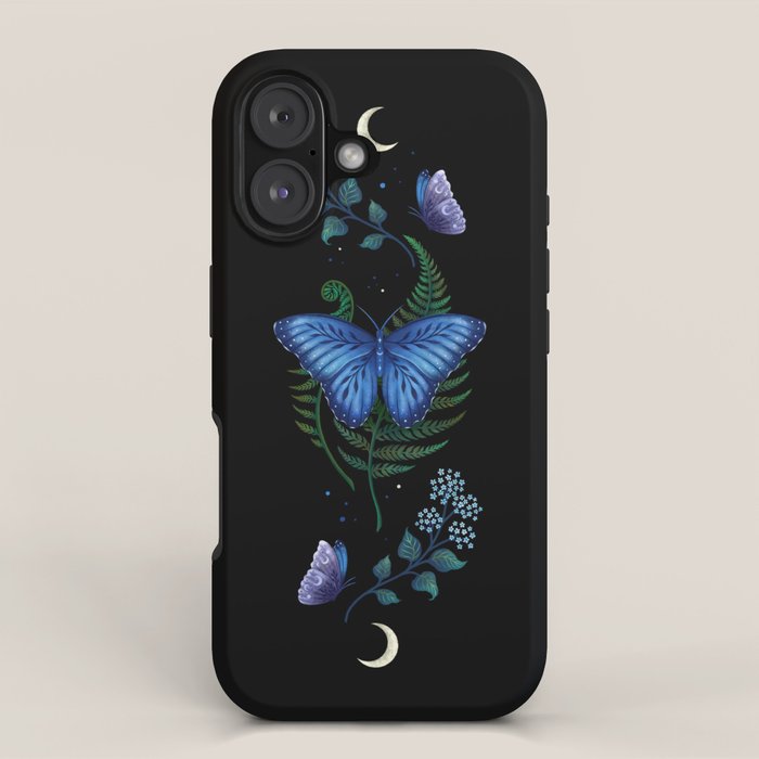 Blue Morpho Butterfly iPhone Case Gallery Image 1