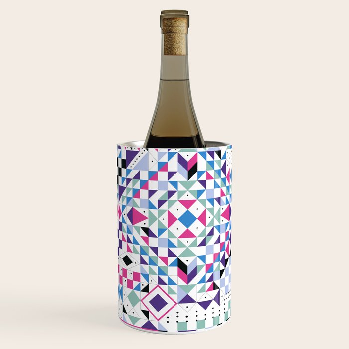 BM3 Tribal geometric Wine Chiller Gallery Image 1