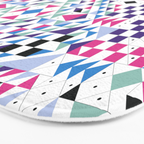 BM3 Tribal geometric Bath Mat Gallery Image 3