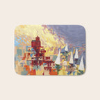 Red Lighthouse in Holland Michigan Bath Mat Gallery Image 1