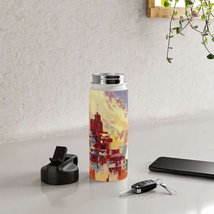 Red Lighthouse in Holland Michigan Water Bottle Gallery Image 4