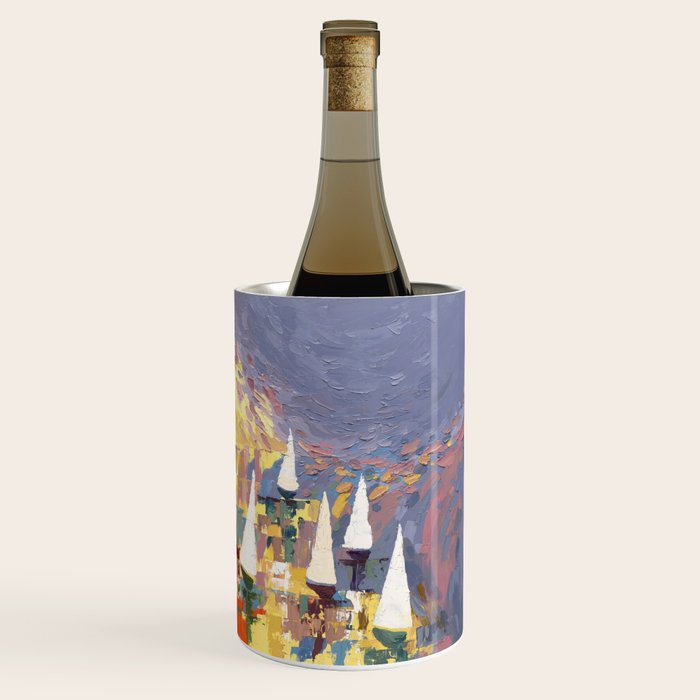 Red Lighthouse in Holland Michigan Wine Chiller Gallery Image 3