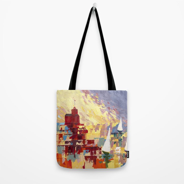 Red Lighthouse in Holland Michigan Tote Bag Gallery Image 2