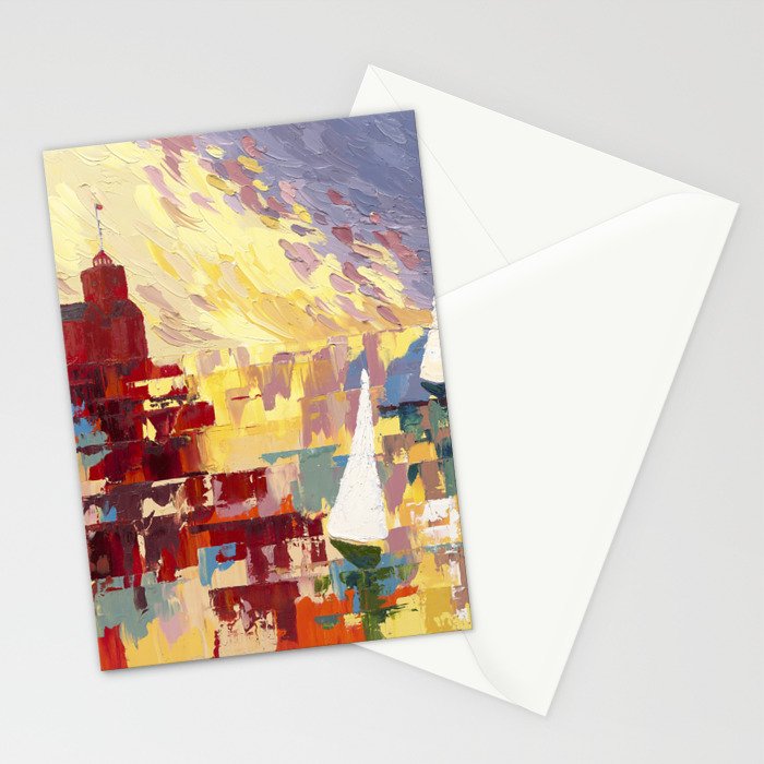 Red Lighthouse in Holland Michigan Stationery Card Gallery Image 2