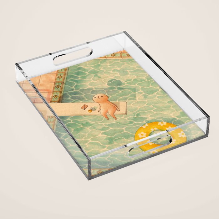 Pool Days Acrylic Tray Gallery Image 1