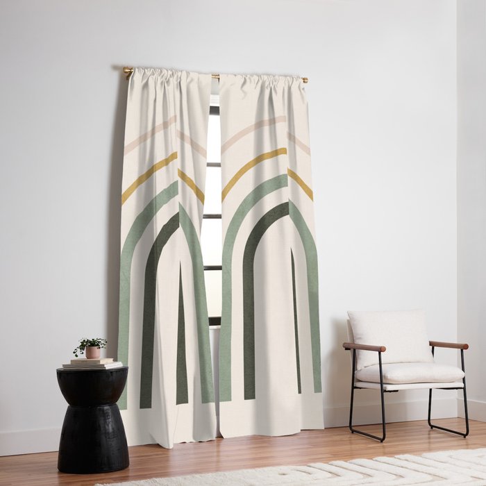 Minimal Geometric 50 Window Curtain Gallery Image 2