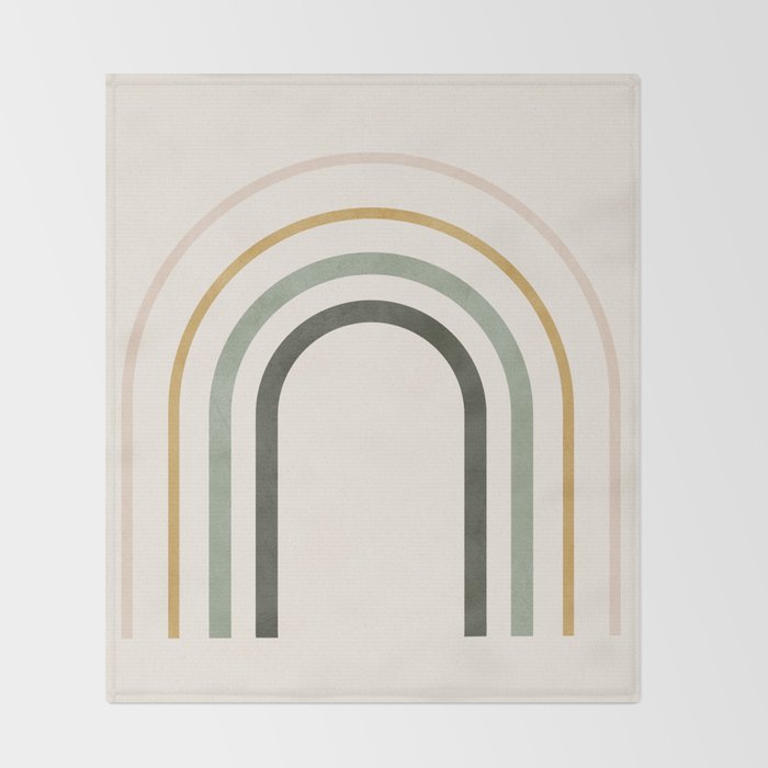 Minimal Geometric 50 Throw Blanket Gallery Image 2