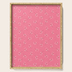 Pressed Posies - Retro Pink Serving Tray Gallery Image 1