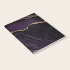 Agate Purple Gold Glitter Design Notebook Gallery Image 2