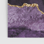 Agate Purple Gold Glitter Design Poster Gallery Image 3