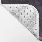 Agate Purple Gold Glitter Design Bath Mat Gallery Image 2