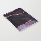Agate Purple Gold Glitter Design Notebook Gallery Image 3