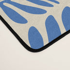 Abstract plant leaf organic shape pattern Desk Mat Gallery Image 4