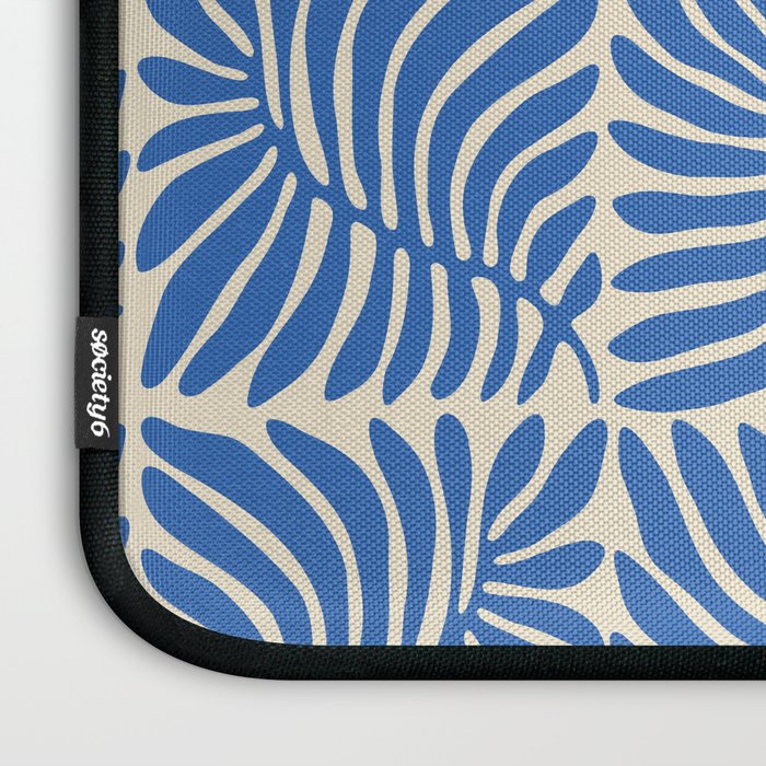 Abstract plant leaf organic shape pattern Laptop Sleeve Gallery Image 3
