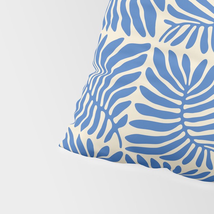 Abstract plant leaf organic shape pattern Pillow Sham Gallery Image 4