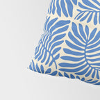 Abstract plant leaf organic shape pattern Pillow Sham Gallery Image 4
